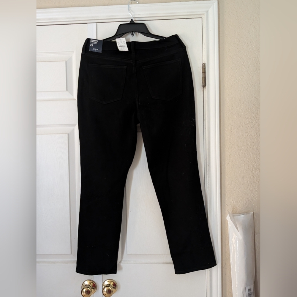 J. Crew All day stretch straight leg black jeans